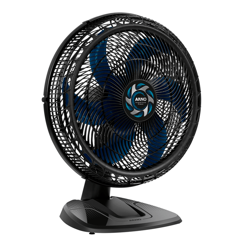 Ventilador de mesa Arno 50cm VB50 Xtreme Force Breezer Preto com Azul 127v