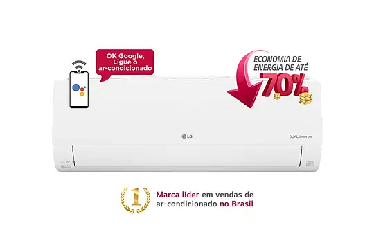 Ar Condicionado Split Hw Dual Inverter Voice LG 9000 Btus Frio 220V Monofásico S4NQ09AA31B.EB2GAMZ